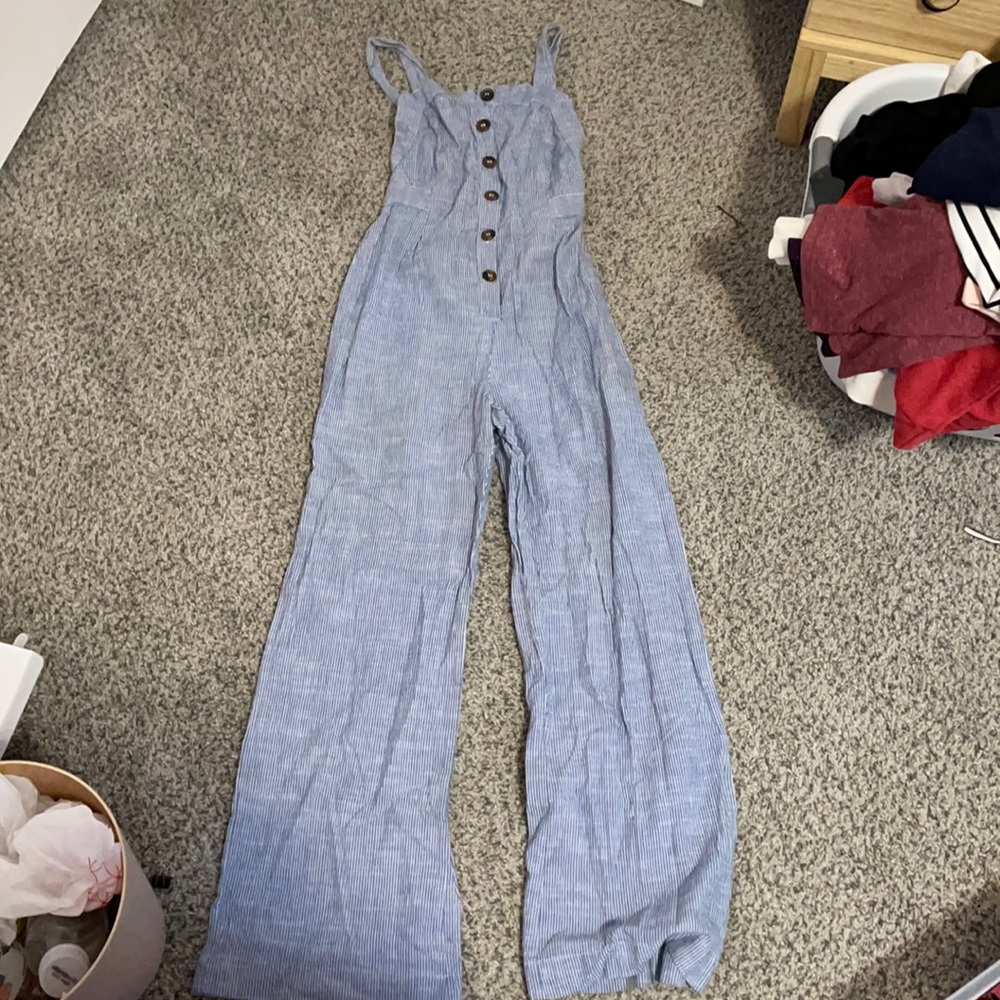 Striped Jumpsuit